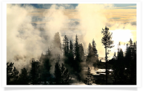 Sunrise - West Thumb Geyser Basin