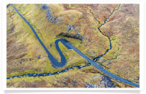 Funningur Winding Road Aerial