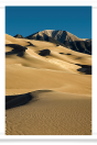 Dune Ripples with Mountain Backdrop