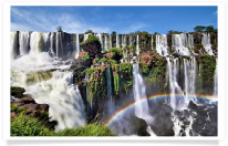 Iguazu Waterfalls and Rainbow