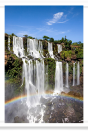 Iguazu Falls Rainbow Vertical