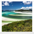 Whitehaven Beach and Cove from Hill Inlet