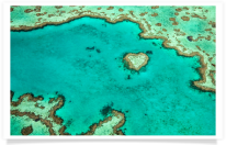 Heart Reef in Lagoon