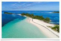 Munjack Cay Beach Aerial