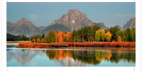 Oxbow Bend Dawn Panoramic