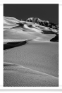 Black and White Rippled Sand Dunes