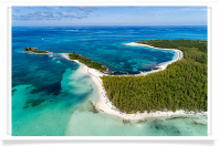 Munjack Cay Beach Aerial