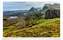 Quiraing Landscape and Tree