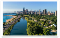 Chicago South Lagoon Lake Shore Drive