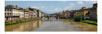 Arno River Florence Panoramic