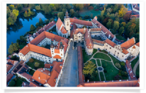 Telc Castle Grounds Aerial