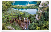 Plitvice Lakes Waterfall
