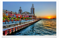 Navy Pier Lake Sunrise